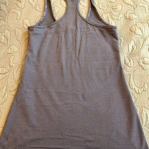 Lululemon Purple Stripe Running Top